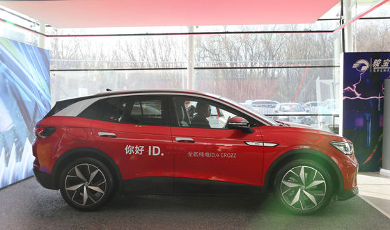 Portes pures de la voiture électrique 5 des voitures 400-550KM de VW EV d'ID.4 CROZZ 5 sièges