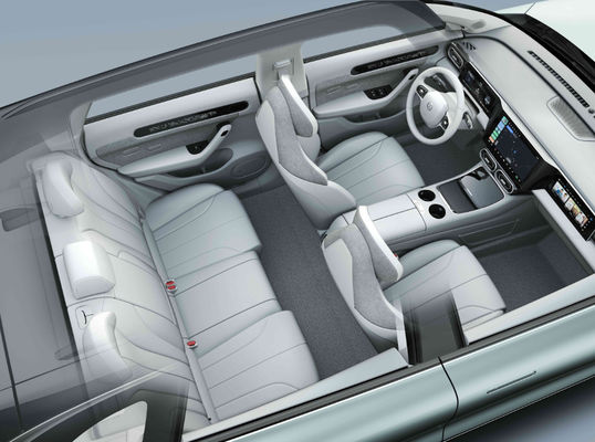 Le saut de 510KM circule en voiture le moteur C11 Suv de saut de voiture électrique 5 portes 5 sièges
