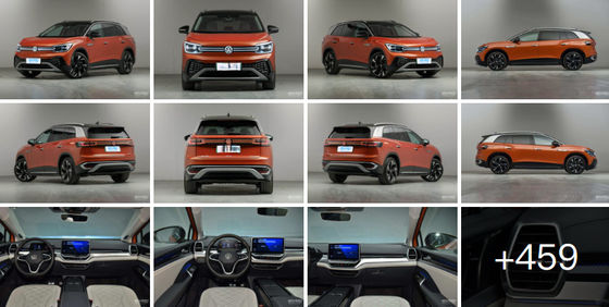 Portes pures 7seats de la taille 5 de voiture électrique du fabricant de voiture de VW ID.6 CROZZ Chine 439-586KM Mi-grandes