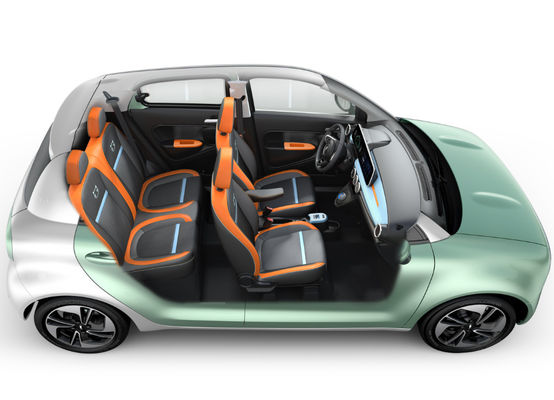 Batterie LFP de sièges des portes 4 de Cat Electric Vehicle 5 de noir de 301KM-405KM gw ORA